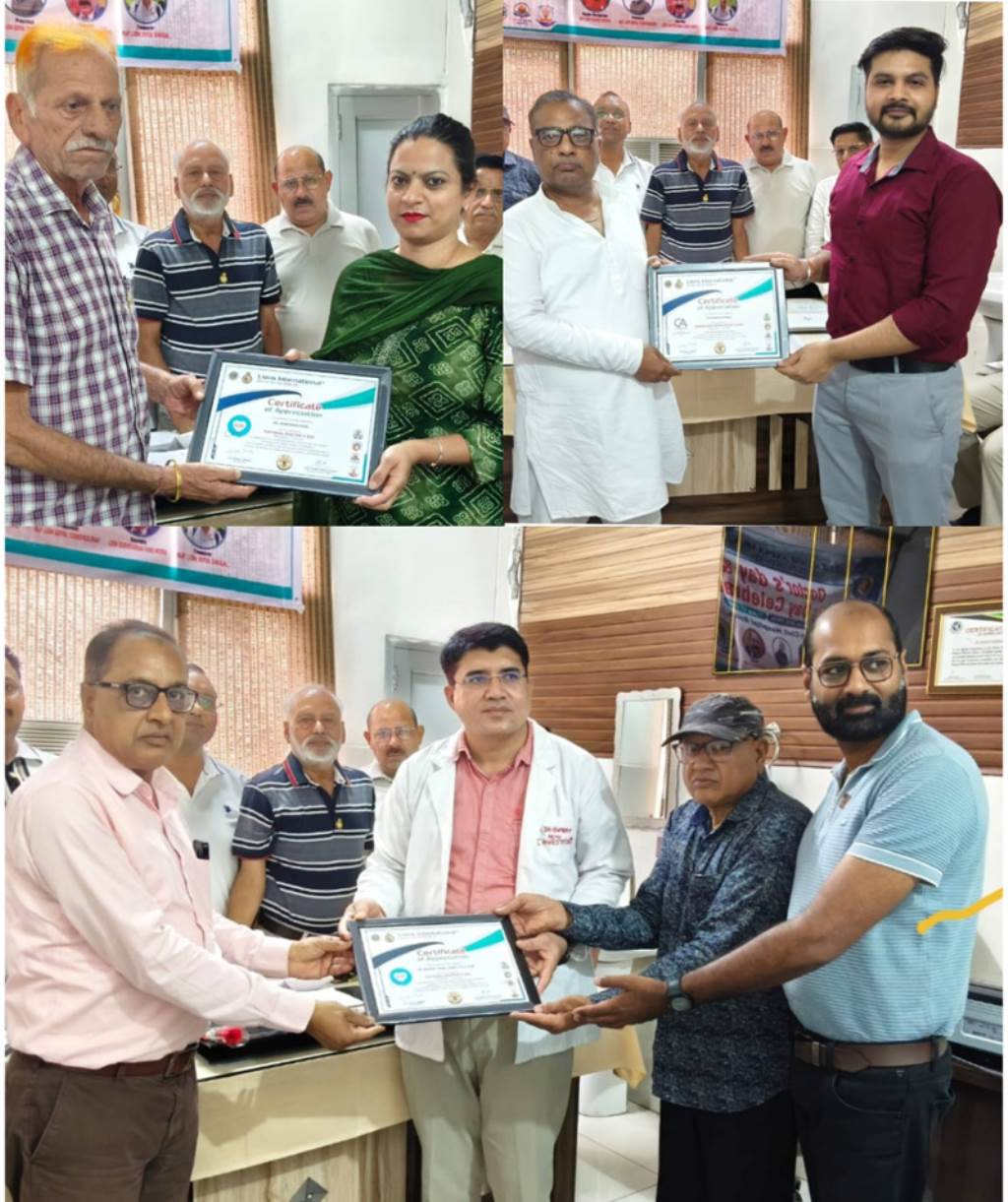 Lions Club Ratia City Celebrates Doctors Day and CA Day